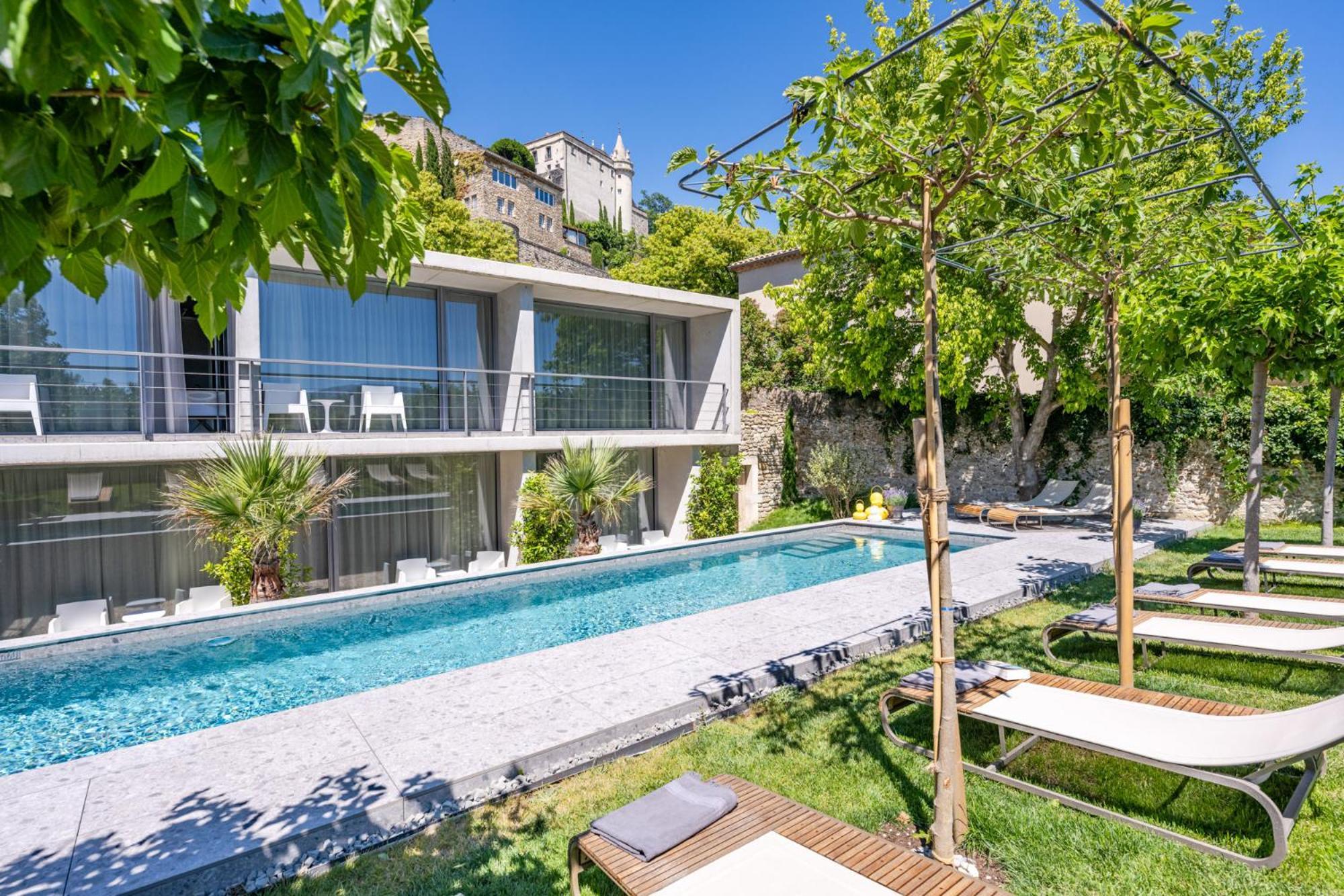 Le Pavillon M, Chambres D'Hotes De Luxe Avec Piscine & Spa Grignan Exterior foto